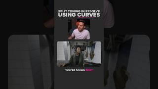 Split Toning using Curves in Resolve #davinciresolve