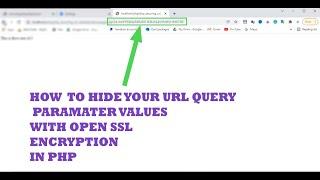 How To Hide Your URL Query Parameter Values With Open SSL Encryption In PHP(Beginners)