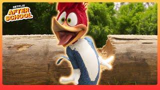 Woody’s Campsite CLASH! ️ Woody Woodpecker Goes to Camp | Netflix After School