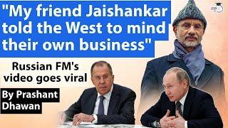 Video of Russia's Statement on Jaishankar Goes Viral | He Told the West to Mind Their Own Business