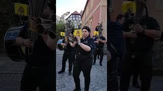 Milkauer Schalmeien bei Burgfest Tangermünde