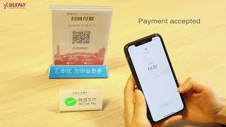 How does WeChat Pay work via static QR code?