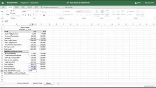 Excel Tutorial: How to Make a Balance Sheet