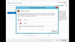 Resolved | Hyper-V can't be installed.A hypervisor is already running