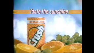 Outrageous Orange Crush 10% Real Juice Commercial (1986)