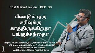 DEC 30 | #PostMarketReport | Stock Master Nagaraj | Trading | Nifty | Banknifty | Levels |