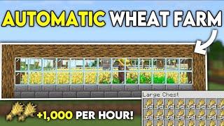 BEST Automatic Wheat Farm 1.21 - Minecraft Bedrock (MCPE,Console,Windows)