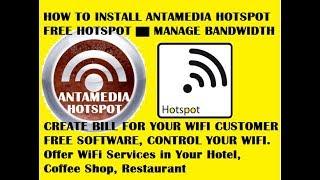 Antamedia hotspot | how to install antamedia hotspot | HotSpot Software for Free Wi-Fi