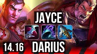 JAYCE vs DARIUS (TOP) | 7 solo kills | EUW Master | 14.16