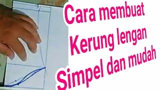 cara mudah bikin pola lengan