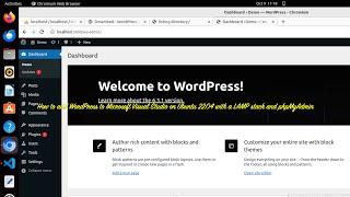 How to add WordPress to Microsoft Visual Studio on Ubuntu Desktop 22 04 with a LAMP Stack