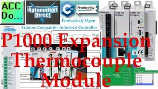 Industrial Arduino P1000 Thermocouple Module Productivity Open P1AM