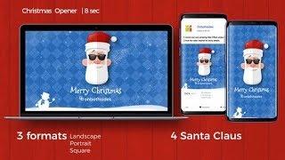 Santa Claus Openers (After Effects template)