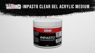 US Art Supply: Impasto Clear Gel Acrylic Medium, 500ml Tube