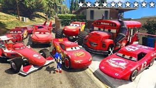 I STOLE Lightning McQueen CARS WITH SONIC FROM REAL LIFE IN GTA 5