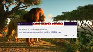 CARA MENGATASI/HOW TO FIX PLANET ZOO sorry,something went wrong