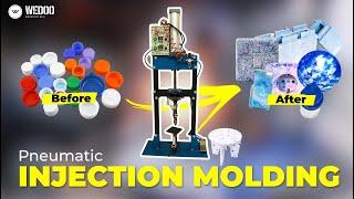 Pneumatic Injection Molding Machine For Plastic Recycling | By Wedoo