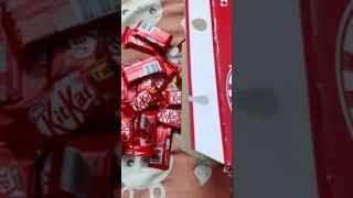 kitkat chocolate Box unboxing ll Rs. 10rupees chocolate smallpack #kitkat #chocolate #smallchocolate