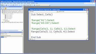 Excel Macro VBA Tip 15 - Combine the Range and Cells Property in Excel Macros