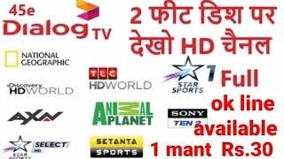 Dialog 45e (126 channel ) all channel on....