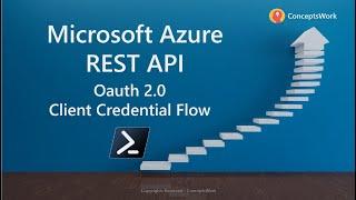 Microsoft Azure REST API Tutorial | PowerShell | Oauth2.0 Client Credential Flow