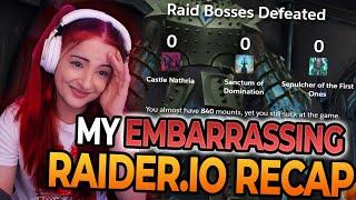 My EMBARRASSING Raider IO Shadowlands Recap