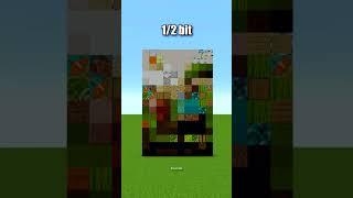 Minecraft Movie 64 bits 32 bits 16 bits 8 bits 4 bits 2 bits 1 bit