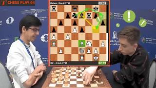  Daniil Dubov's technique vs Anish Giri's Solid Defense! World Blitz Chess Championship