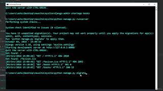 140 Django tutorial 6 Applying Migrations