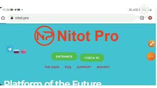 Best 1$ dollar hyip investment site #nitot.pro, 6th day review paying 100% #hyipsdaily