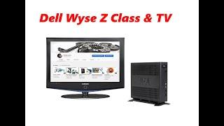 Подключение  Dell Wyse Z Class к телевизору