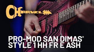 Charvel® Pro-Mod San Dimas® Neon Pink Ash