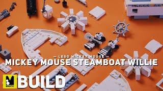 LEGO Speed Build | Mickey Mouse Steamboat Willie 21317 (Retired Set) | Satisfying ASMR Snap 2022