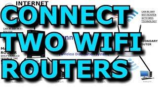 Connecting Two WIFI Routers With WDS And Sharing The Internet And Network