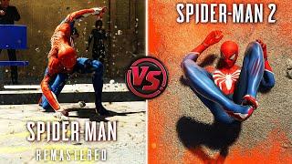 Spider-Man 2 vs Spider-Man Remastered (PS5) | Physics, Load Times & Details Comparison