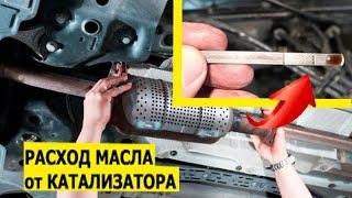 РАСХОД МАСЛА ОТ КАТАЛИЗАТОРА