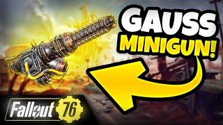 GAUSS MINIGUN - Full Guide - Location, Plan, Mods, Stats, Legendary - Fallout 76