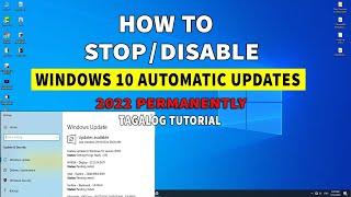 How to Stop or Disable Windows 10 Automatic Update | Tagalog Tutorial