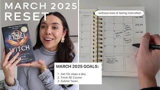 ️ March Reset (locked in, wellness habits, goal setting, & more)