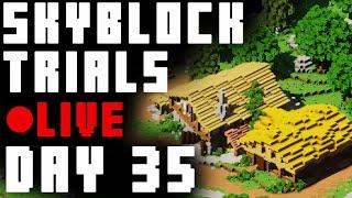  Hypixel Skyblock TRIALS - GARDEN [Day 35] LIVE Session !Trials !Tasks !Map !Twitch