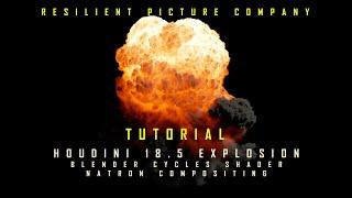 Houdini 18.5 Explosion Blender Cycles Shader Tutorial