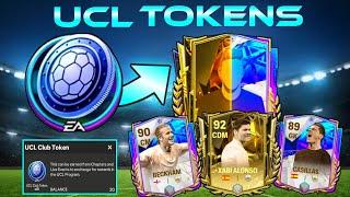 HOW TO GET AND USE FREE UCL CLUB TOKENS IN FC MOBILE UNLOCK MILESTONE BRONZE SILVER GOLD STORE PACK