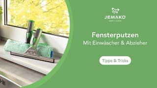 Fensterputzen wie ein Profi: Einfach streifenfrei mit Einwäscher und Abzieher – so geht’s!