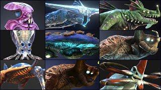 ALL LEVIATHAN & DEADLY CREATURE IN SUBNAUTICA