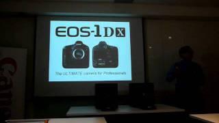 Canon Singapore unveiling the EOS-1D X