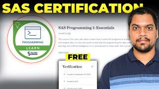 FREE CERTIFICATION BY SAS | FRESHER | 2024