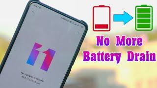 Fix MIUI 11 Battery Drain Issue || miui 11 battery saving tips