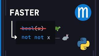 Should you use "not not x" instead of "bool(x)" in Python? (NO!)