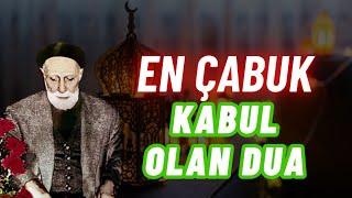 Dikkatli Dinle - En Çabuk Kabul Olan Dua - Medineli Hacı Osman Hoca Efendi (k.s)