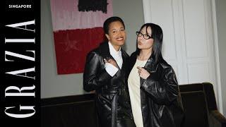 Haute Hangouts: Tamu McPherson Meets Savina Chow At Milan Fashion Week